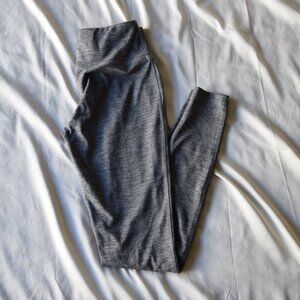 ZELOS Full Length Yoga Athleisure Pants with Hidden Pocket In Grey Size XS